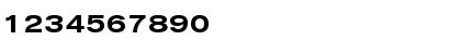 Download Akzidenz-Grotesk Extended BQ Regular Font Numeric Preview