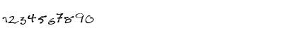 Download Bosin Regular Font Numeric Preview
