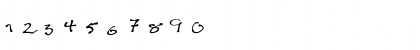 Download Bosin Regular Font Numeric Preview