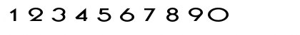 Download Bosnia Extended Normal Font Numeric Preview
