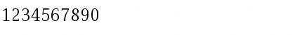 Download Alfon Regular Font Numeric Preview