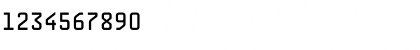 Download Alphaville Regular Font Numeric Preview