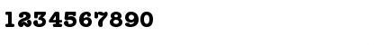 Download ITC American Typewriter Bold Alternate Font Numeric Preview
