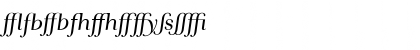Download AndradeLigaturesItalic Regular Font Numeric Preview