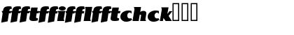 Download BottleKaps Profi ExpItalic Regular Font Numeric Preview