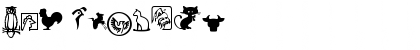 Download Animals P01 Font Numeric Preview