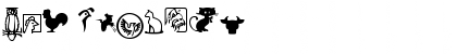 Download AnimalsP01 Regular Font Numeric Preview