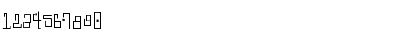 Download AntimonyBlue Regular Font Numeric Preview