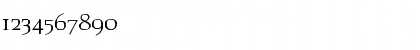 Download Aquinas Std Regular Font Numeric Preview