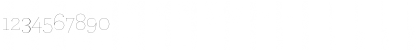 Download Archer Hairline Font Numeric Preview