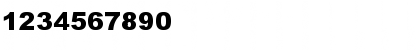 Download Arial MT Std Black Font Numeric Preview