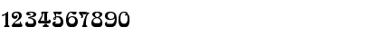 Download Arnold Boecklin Std Regular Font Numeric Preview