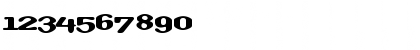 Download Aspirin ITC Std Regular Font Numeric Preview