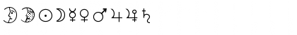 Download Astrology P02 Font Numeric Preview