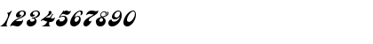 Download AstronC Regular Font Numeric Preview