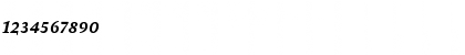 Download AtmaSerifLF-BoldItalicSC Regular Font Numeric Preview