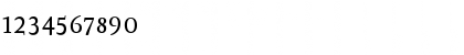 Download AtmaSerifLF-MediumRoman Regular Font Numeric Preview