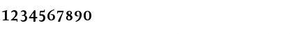Download AtmaSerifTF-BoldRoman Regular Font Numeric Preview