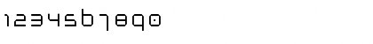 Download Atmosphere Light Font Numeric Preview