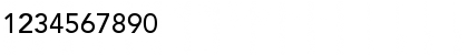 Download Avenir Regular Font Numeric Preview