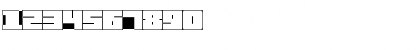 Download Boxes and Lines Regular Font Numeric Preview