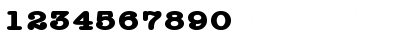 Download BoxOJoe Regular Font Numeric Preview
