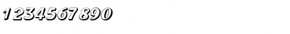 Download BoyaDisplayCapsSSK Regular Font Numeric Preview