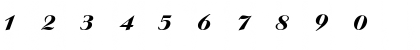 Download Boyarsky Bold Italic Font Numeric Preview