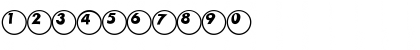 Download Ball Regular Font Numeric Preview