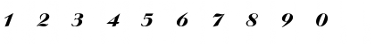 Download Boyarsky Bold Italic Font Numeric Preview