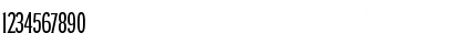 Download Baltra Regular Font Numeric Preview