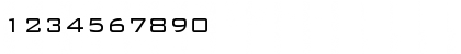 Download BankGothicCLtBT Regular Font Numeric Preview