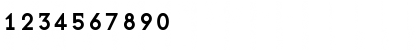 Download BaseNine Regular Font Numeric Preview