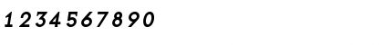 Download BaseNineI Roman Font Numeric Preview