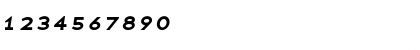 Download BaseNine SCI Font Numeric Preview