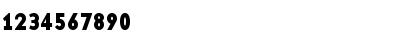 Download BaseTwelveSansB Roman Font Numeric Preview