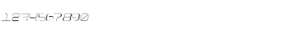Download Basis ObliqueOutline Font Numeric Preview