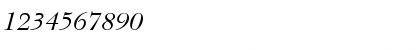 Download New Baskerville BQ Regular Font Numeric Preview