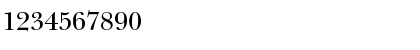 Download New Baskerville BQ Regular Font Numeric Preview