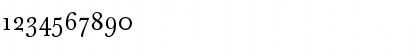 Download Baskerville Ten OT Regular Font Numeric Preview