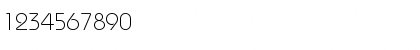 Download BauhausEF-Light Regular Font Numeric Preview