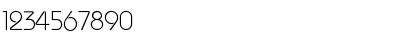 Download Bauhaus Light Font Numeric Preview
