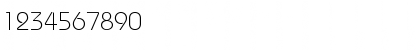 Download Bauhaus LT Regular Font Numeric Preview