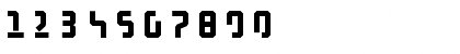 Download BauHouse200 Regular Font Numeric Preview