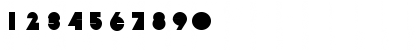 Download BebitC Regular Font Numeric Preview