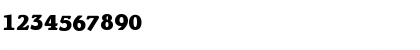Download BramlTEEExtBol Regular Font Numeric Preview