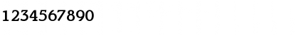 Download BramlTEEMed Regular Font Numeric Preview