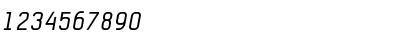 Download BetaSans NormalOblique Font Numeric Preview