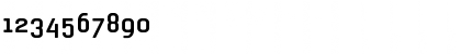 Download BetaSemi Bold Font Numeric Preview