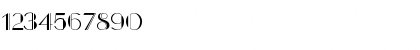 Download BeverlyHills Regular Font Numeric Preview